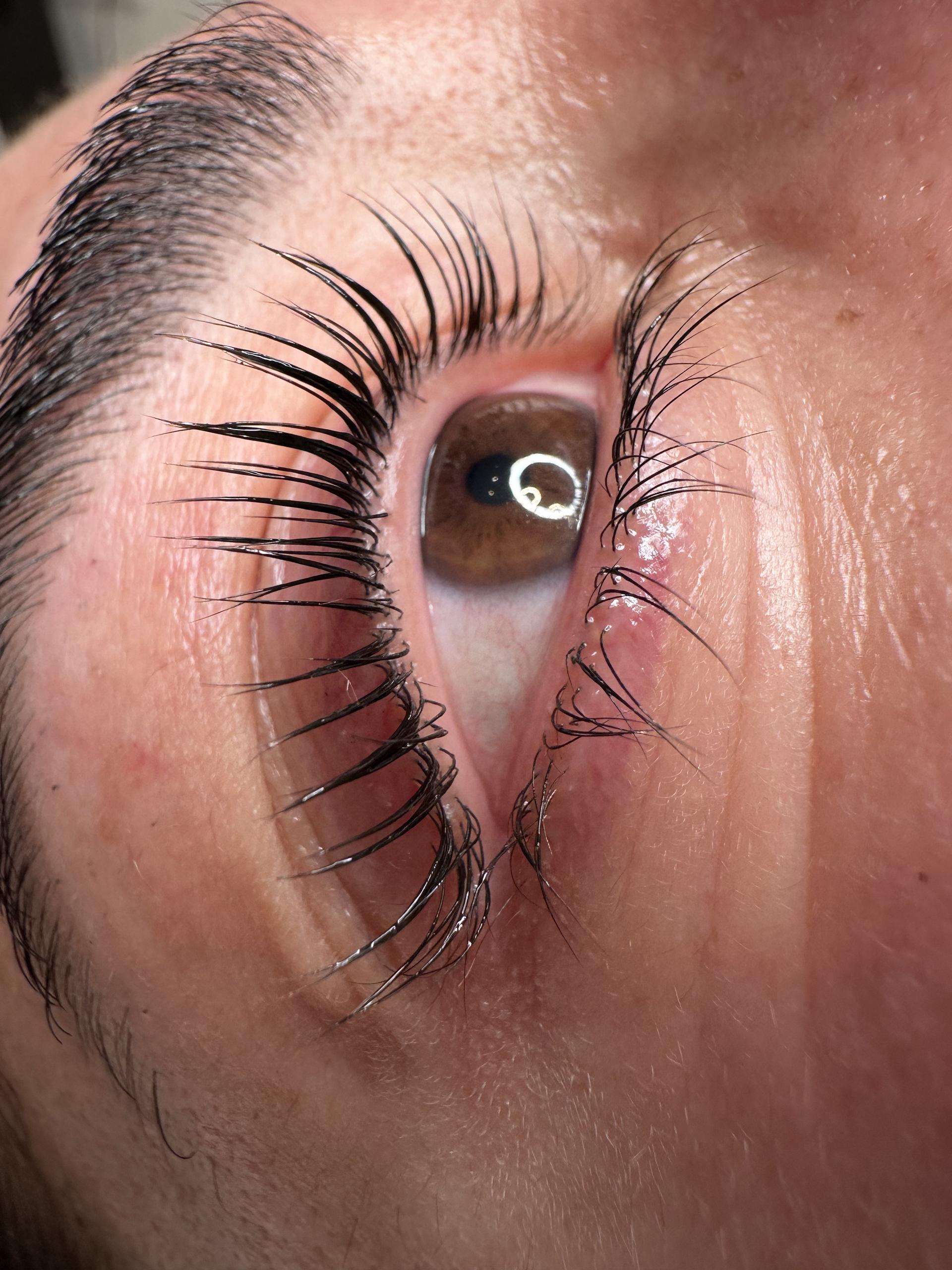 Wimpernbehandlung Ergebnis